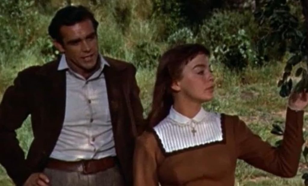 Sean Connery and Janet Munro in Darby O'Gill and the Little People (1959).
