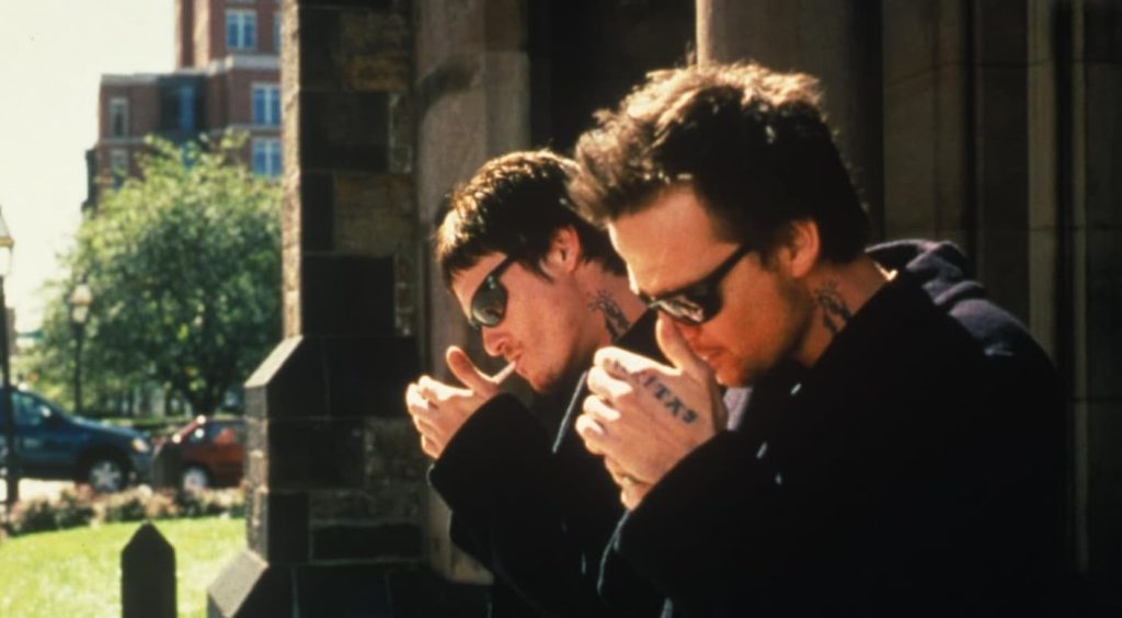 Sean Patrick Flanery and Norman Reedus in The Boondock Saints (1999).