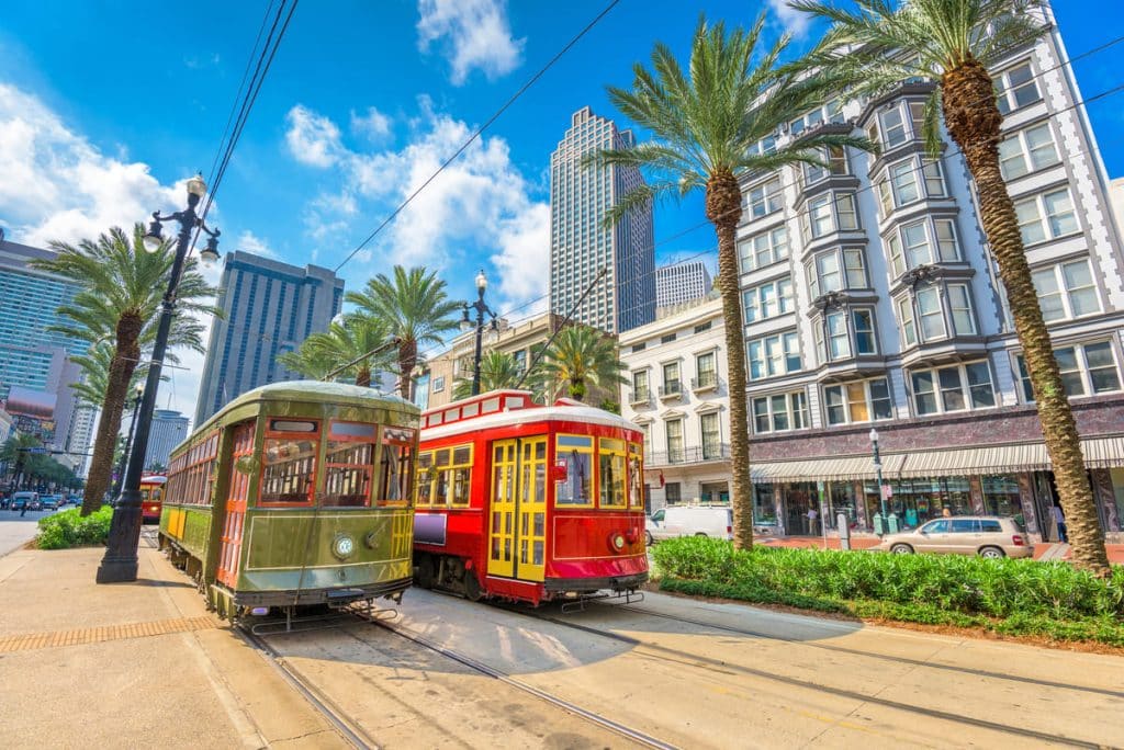 New Orleans Streetcars.