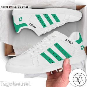 AMD Logo Print Stan Smith Shoes