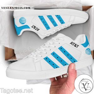 AT&T Logo Print Stan Smith Shoes