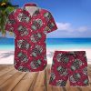 Arizona Cardinals NFL SKull Hawaiian Shirt And Short