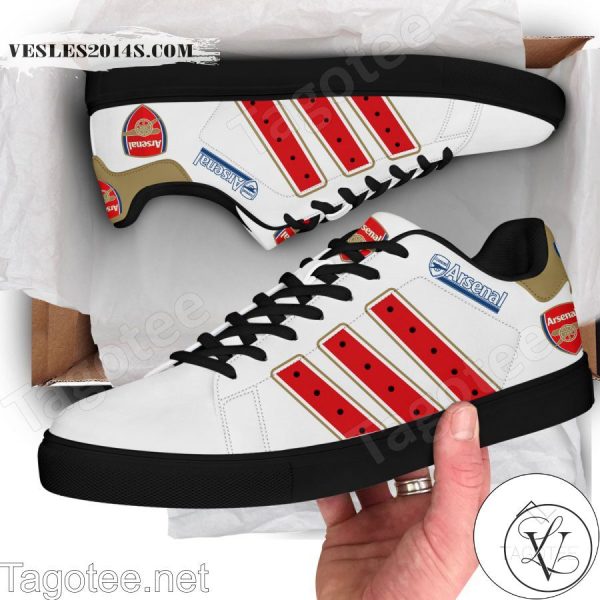 Arsenal Print Stan Smith Shoes Style