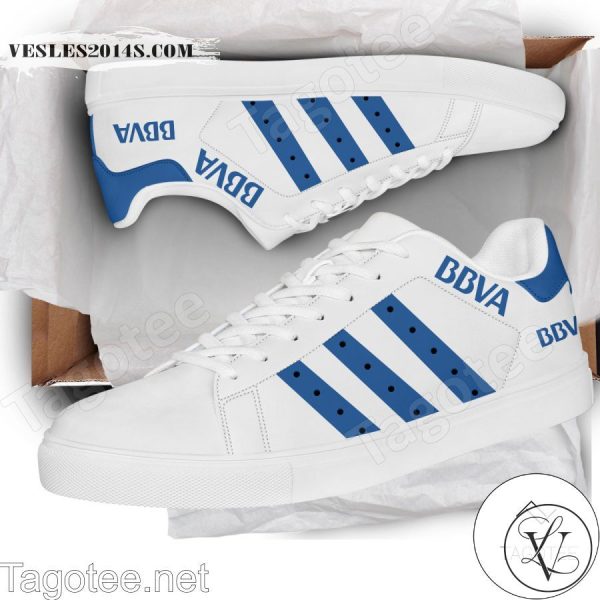 BBVA Logo Print Stan Smith Shoes