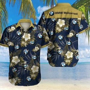 BMW Motorrad Floral Hawaiian Shirt