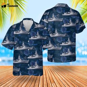 Belgian Navy F930 Leopold I Hawaiian Shirt Gift for Dad Father Days