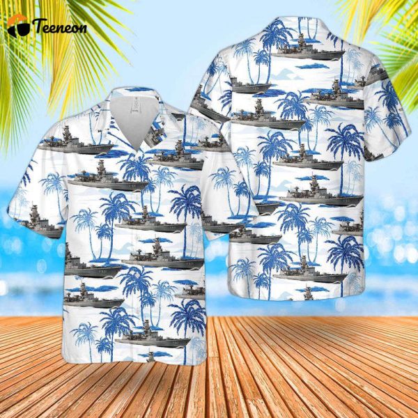 Belgian Navy F931 Louise-Marie Hawaiian Shirt Gift for Dad Father Days