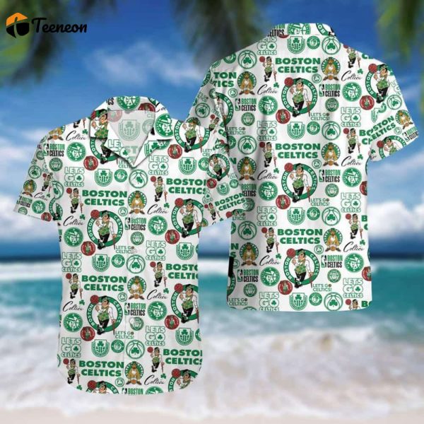 Boston Ceics sketll Playe Hawaiian Shirt Gift For Men And Women