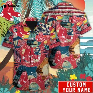 Boston Red Sox MLB-Custom Hawaiian shirt