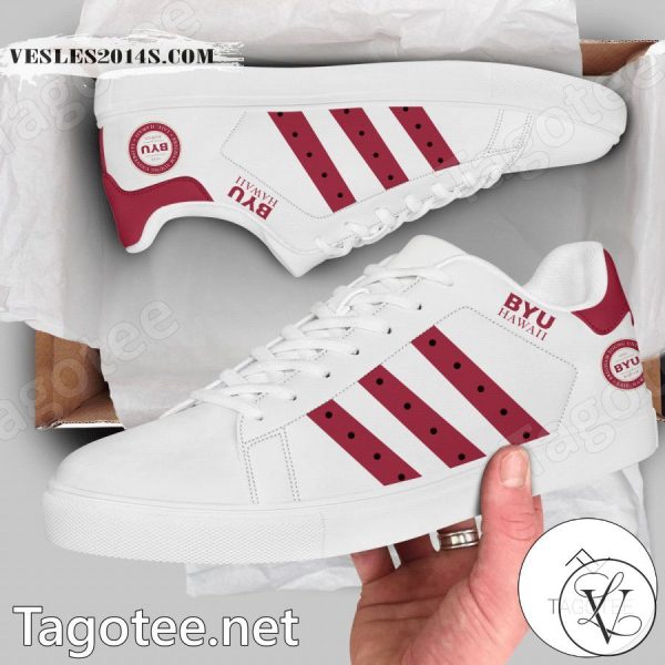 Brigham Young University Hawaii Logo Stan Smith Shoes