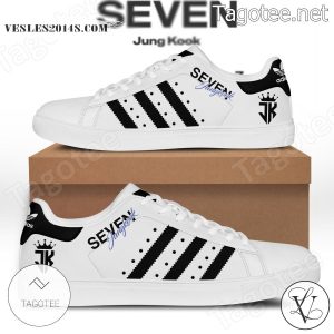 Bts Jungkook Seven Album Black Stripes Stan Smith Shoes