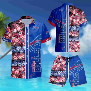 Buffalo Bills Flower1 Hawaiian Shirt summer shirt