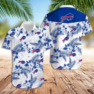 Buffalo Bills Hawaiian Shirt Bills Tropical Floral Hawaiian Shirt