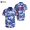 Buffalo Bills Hawaiian Shirts Tropical Flower Pattern All Over Print Gift For Fans