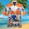 Buffalo Bills Snoopy Autumn Short Sleeve Button Up Tropical Aloha Hawaiian Shirt Set for Men Women Kids