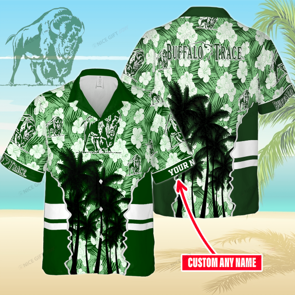 Buffalo Trace Your Name Hawaiian Shirt