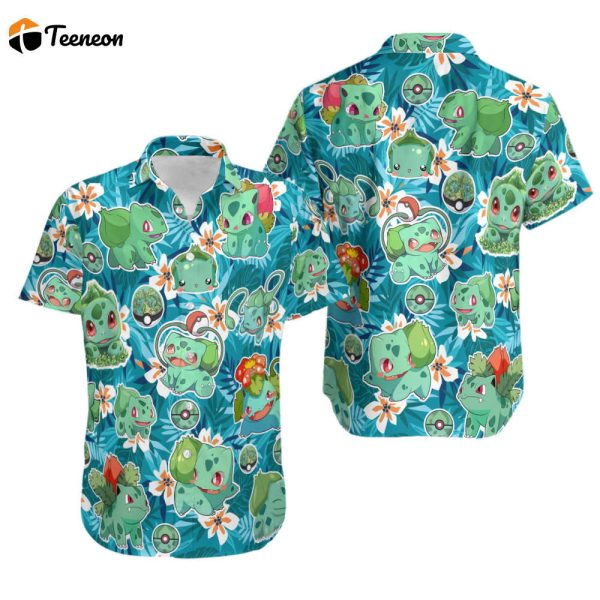 Bulbasaur Hawaiian Pattern Hawaii Shirt