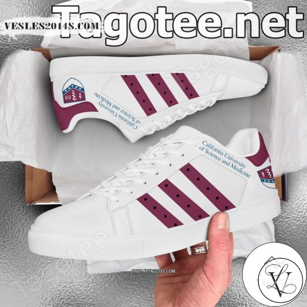 California University of Science and Medicine Logo Stan Smith Shoes