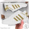 Chanel Logo Print Stan Smith Shoes