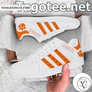 Clemson University Logo Stan Smith Shoes