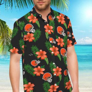 Cleveland Browns Hawaiian Shirt – Dnstyles_Hawaiian Shirt Gift