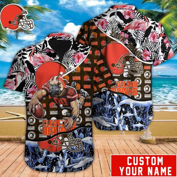 Cleveland Browns NFL-Hawaiian Shirt Custom