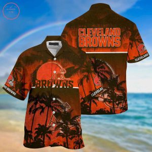 Cleveland Browns Palm Hawaiian Shirt