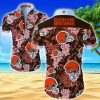 Cleveland Browns Tropical Forest Hawaiian Shirt