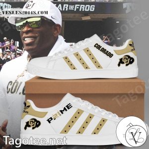 Colorado Buffaloes Coach Prime Stan Smith Shoes