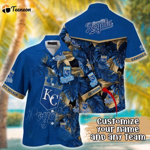 Customized MLB Kansas City Royals Hawaiian Shirt Radiant Rhythms For Fans