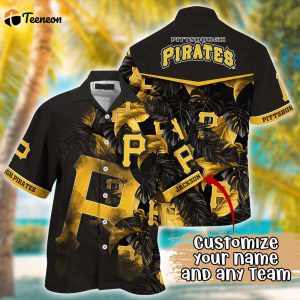 Customized MLB Pittsburgh Pirates Hawaiian Shirt Radiant Rhythms For Fans