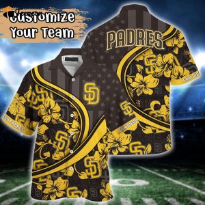 Customized MLB San Diego Padres Hawaiian Shirt Harmony Hues For Fans