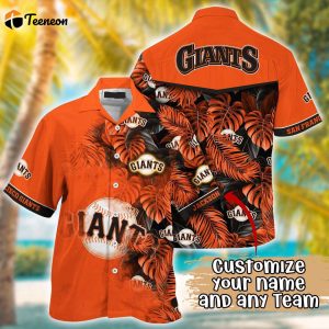 Customized MLB San Francisco Giants Hawaiian Shirt Radiant Rhythms For Fans