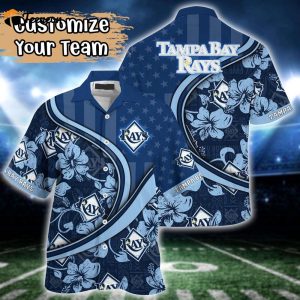 Customized MLB Tampa Bay Rays Hawaiian Shirt Harmony Hues For Fans