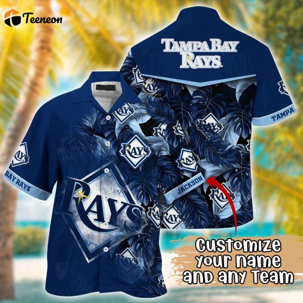 Customized MLB Tampa Bay Rays Hawaiian Shirt Radiant Rhythms For Fans