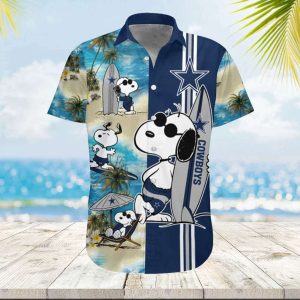 Dallas Cowboy Hawaiian Shirt Snoopy Beach Hawaiian Shirt