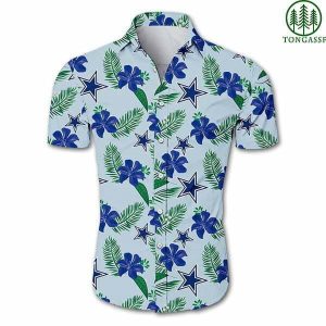 Dallas Cowboys And Flower Hawaiian Shirt