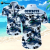 Dallas Cowboys Coconut Tree Graphic 3D Hawaiian Shirt