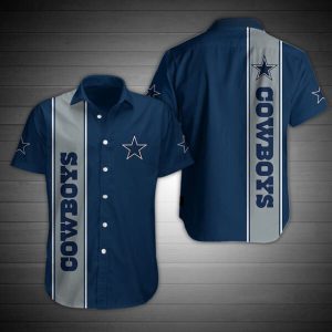 Dallas Cowboys Hawaiian Shirt Star Blue