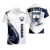 Dallas Cowboys Mens Fireball Hawaiian Shirt summer shirt