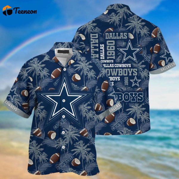 Dallas Cowboys NFL Coconut Pattern Hawaiian Shirt