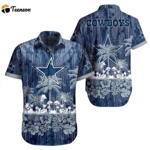 Dallas Cowboys Rainforest Pattern Hawaiian Shirt