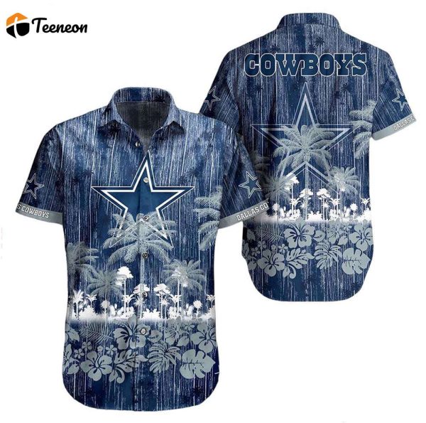 Dallas Cowboys Rainforest Pattern Hawaiian Shirt