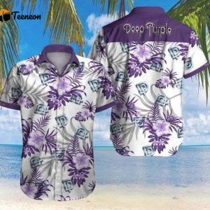 Deep Purple Hawaii Shirt Gift For Men Women