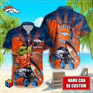 Denver Broncos Nfl Custom Hawaiian Shirt