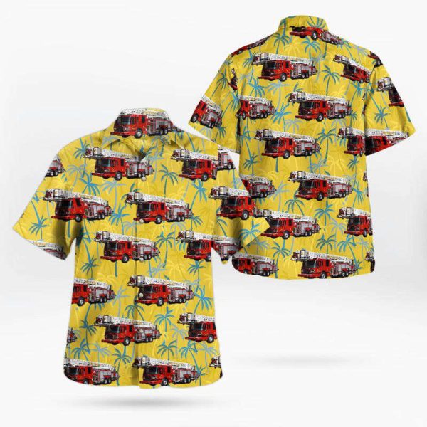 Detroit Fire Department Ladder Hawaiian Shirt For Men Women