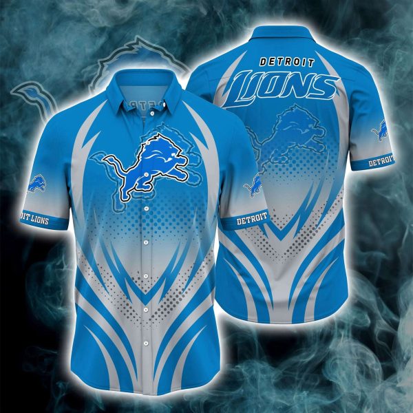 Detroit Lions Button Down Shirt 3D Print Gifts 2024FS