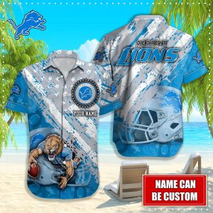 Detroit Lions NFL Custom Hawaiian Shirt