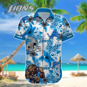 Detroit Lions NFL-Hawaiian Shirt Custom