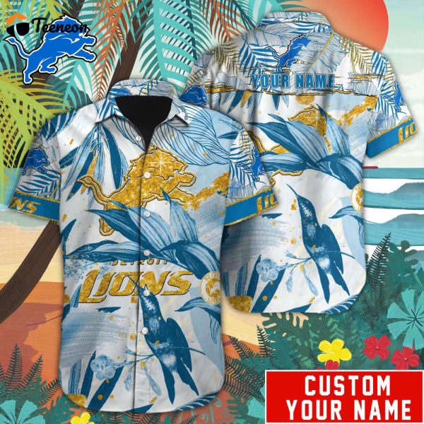 Detroit Lions NFL-Hawaiian shirt Custom